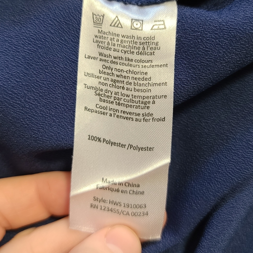 Halston Tie Front Button Down Blouse - image 6